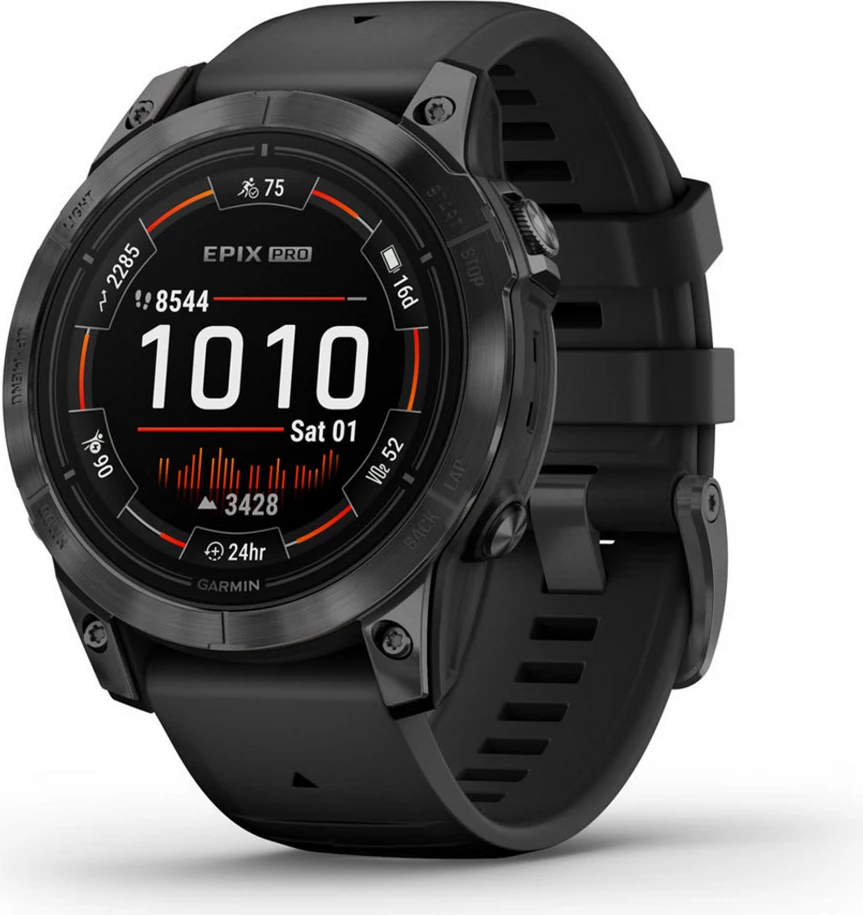 Pametna ura epix Pro Gen2 Garmin 010-02803-01, standardna velikost, črna