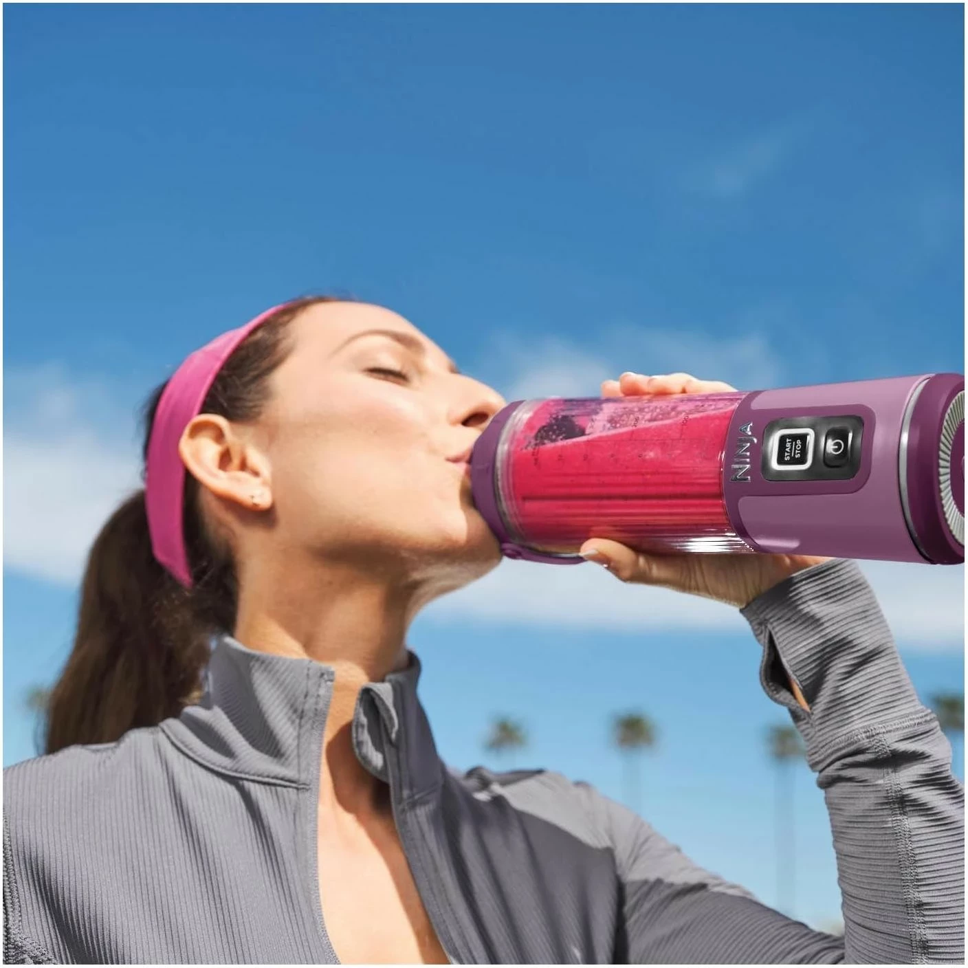 Prenosni mešalnik Ninja BC151, 0,53 L, USB-C, vijoličen