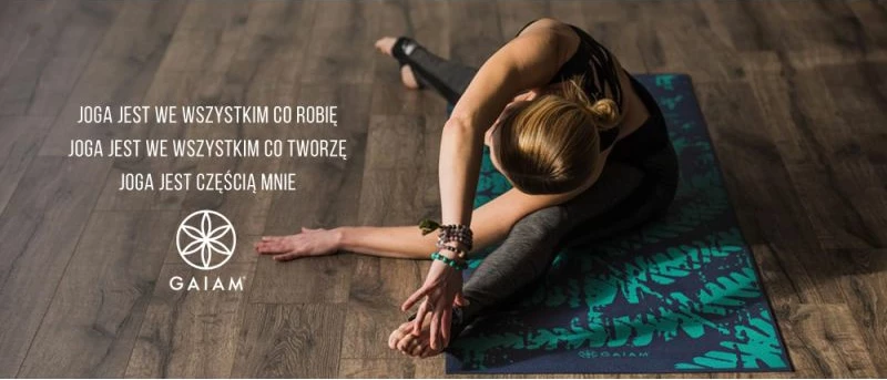 Joga podloga GAIAM, rjava