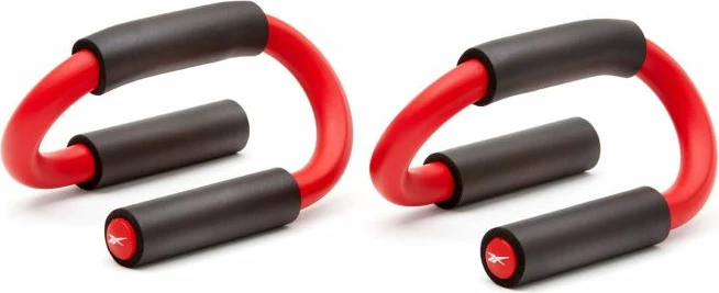 Ročke za sklece Reebok, črno-rdeče