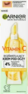 Krema za oči za ženske Vitamin C Brightening, Garnier Skin Naturals, 15 ml