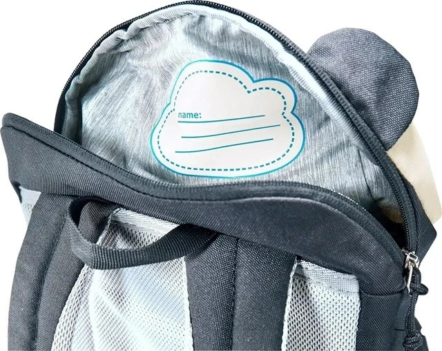 Otroški nahrbtnik Deuter Kikki, 170x170x170 mm, poliester, bela/črna