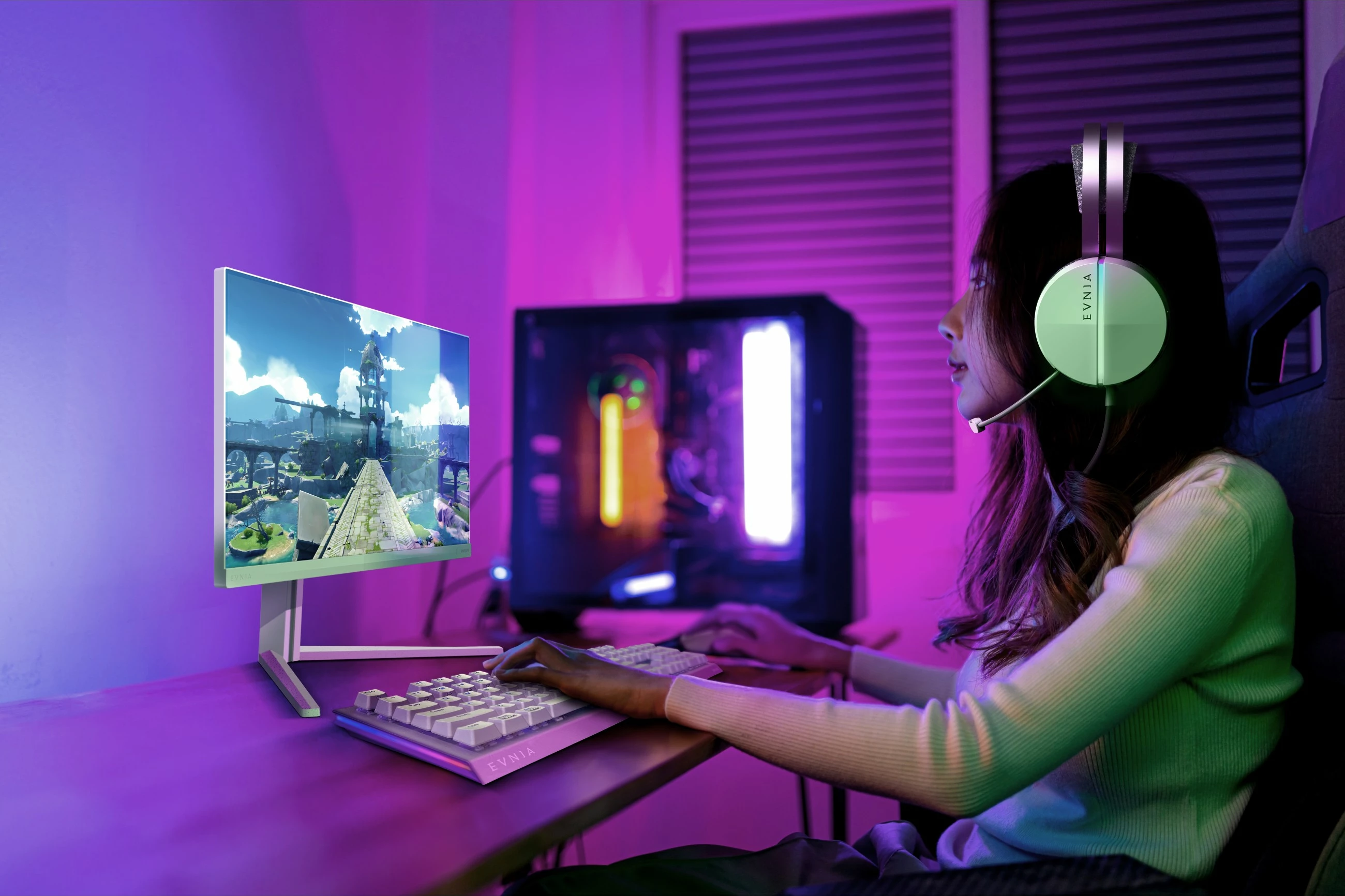 Gaming monitor 23,8" Full HD, 1 ms, 180 Hz, bel — Philips Evnia 24M2N3201A/00 Gaming monitor 23,8" Full HD, 1 ms, 180 Hz, bel — Philips Evnia 24M2N3201A/00