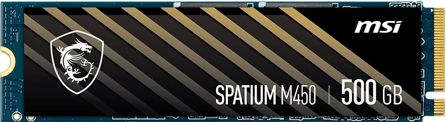 SSD 500 GB M.2 PCIe 4.0 3D NAND, MSI Spatium M450