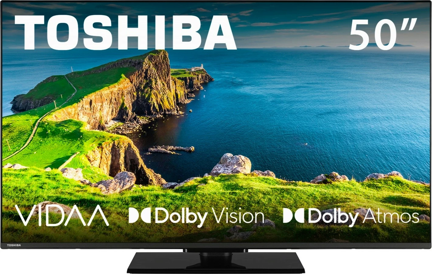 50-palčni televizor Ultra HD 4K Smart TV, Toshiba 50UV3F63DG, črn