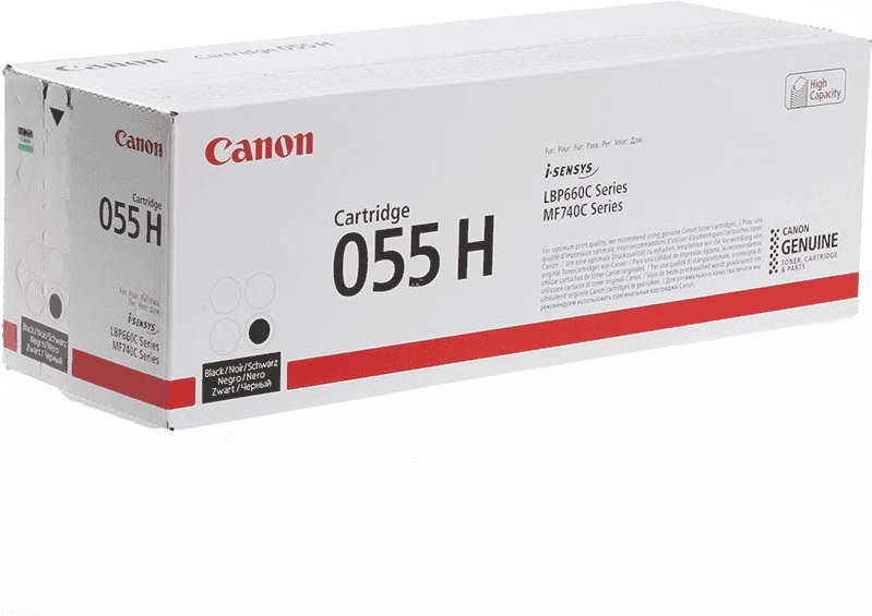 Toner kartuša visok izkoristek XL, 7.600 strani, črna Canon 055H (3020C002)