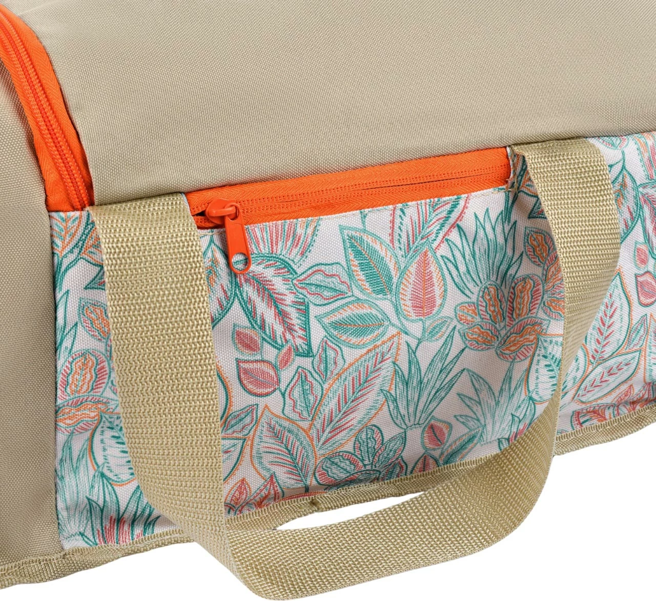 Športna torba Meteor, bež-oranžna