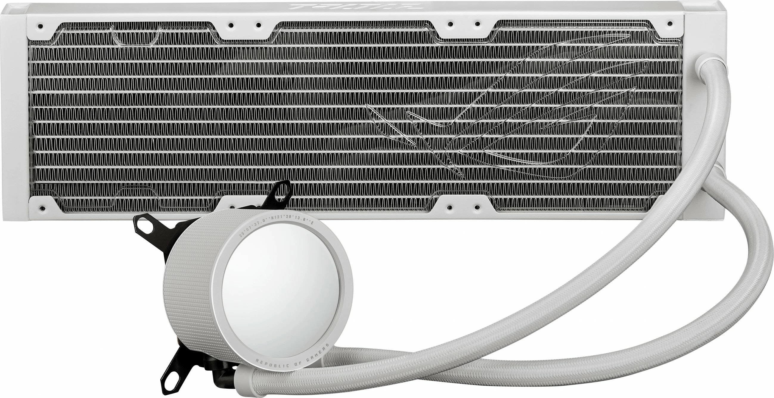 Komplet vodnega hlajenja ROG Ryuo III 360 ARGB, 3x120 mm, LED zaslon, bel - ASUS