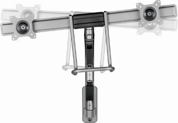 Stenski nosilec za dva monitorja Gembird MA-WA2-02, 17–32 inč, črn