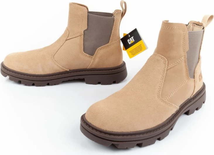 Škornji za moške Caterpillar Practitioner, krem