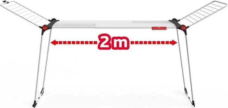 Sušilnik perila Infinity FLEX, Vileda, 30 m, bel