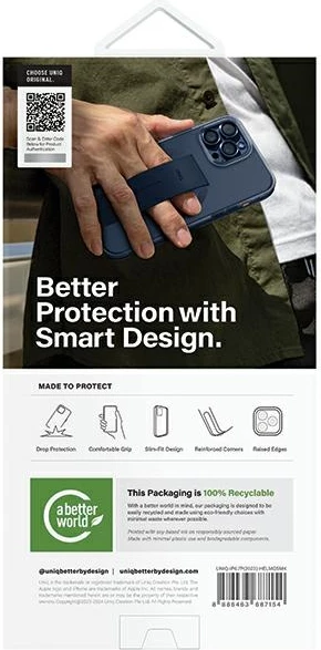 Ovitek za telefon UNIQ Heldro Mag za iPhone 15 Pro Max, z MagSafe, črn