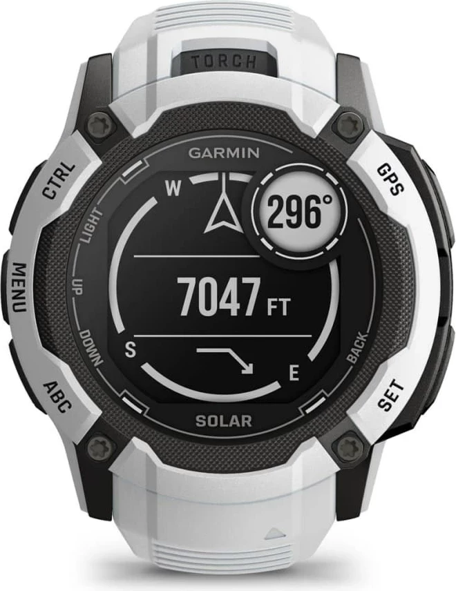 Pametna športna ura Instinct 2X Solar, Garmin, 50 mm, GPS, bela