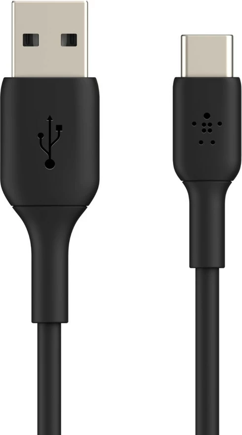 Kabel za polnjenje in prenos podatkov Belkin CAB001BT1MBK, 1 m, USB A na USB C, črn