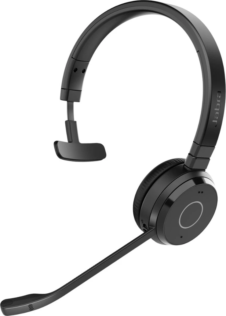 Mono on-ear slušalke z boom mikrofonom, Bluetooth, Jabra Evolve 65 MS 6693-833-309, črne