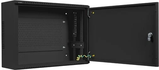 Stenska rack omara LANBERG 19 palcev 7U (4U+3U) 540x200, črna