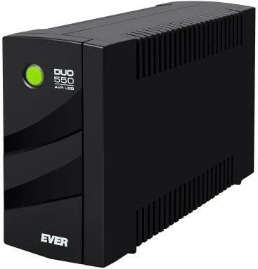 UPS ohišje EVER DUO 550 PL AVR USB, 550 VA, 330 W, črn