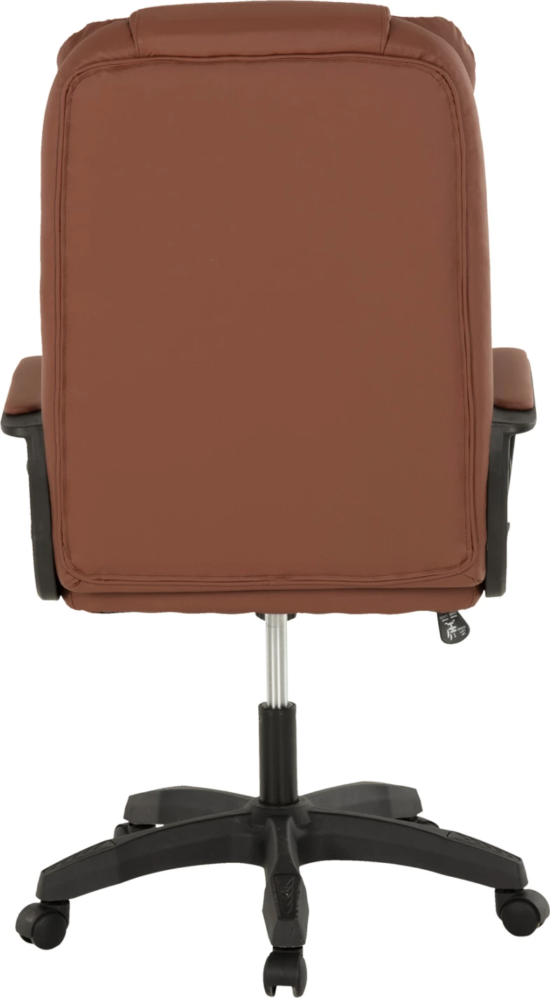 Pisarniški stol FH1187.02 rjava PU-črna polietilenska osnova 64x69x117Hcm