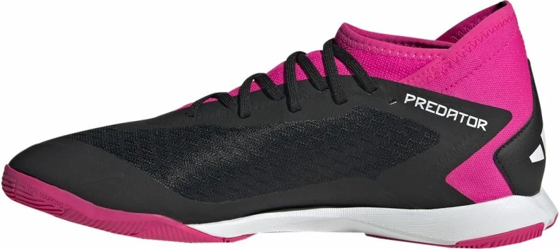 Notranji nogometni copati, adidas, črno-rožnati