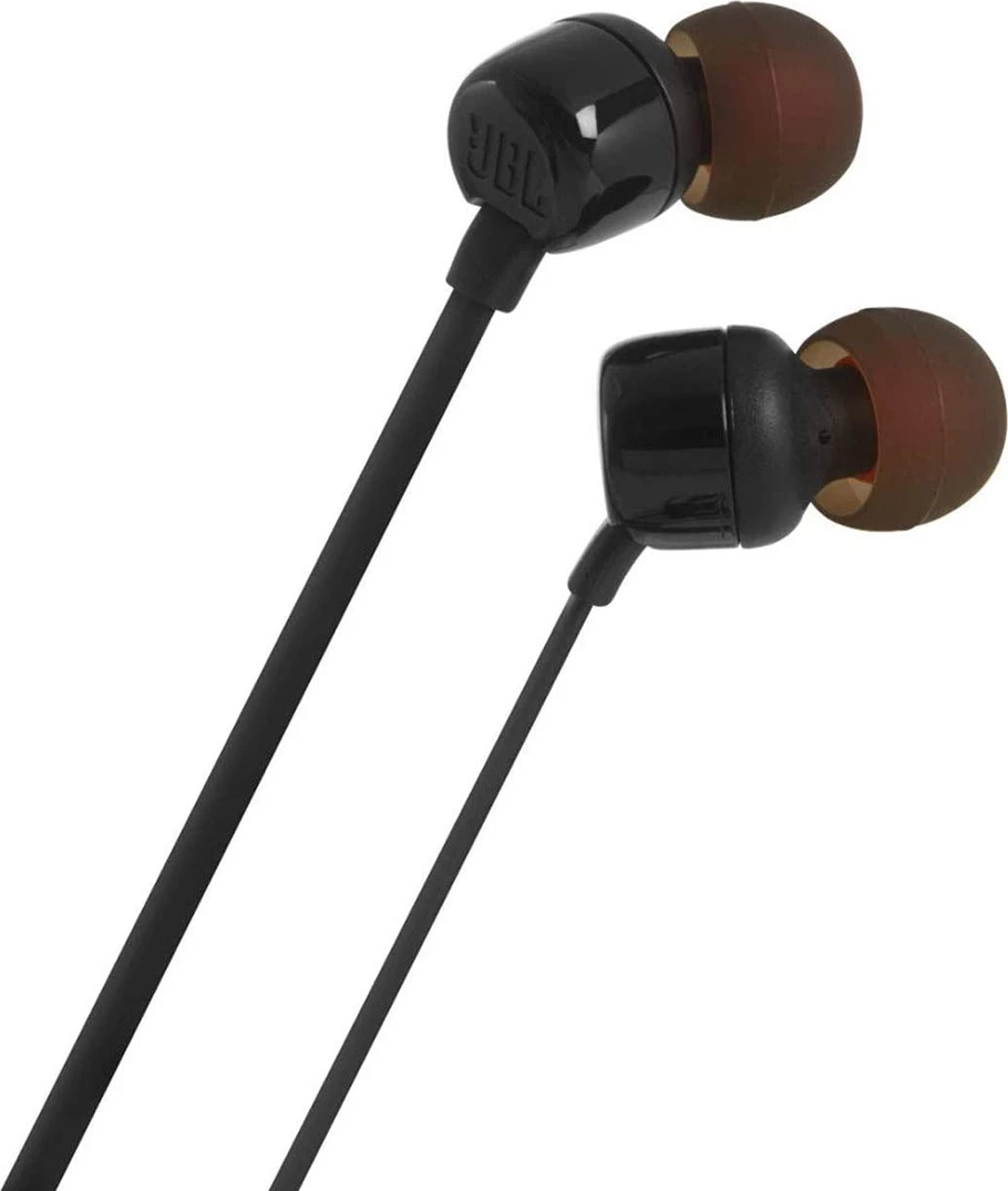 In-ear slušalke z mikrofonom, 3,5 mm mini jack, črne — JBL Tune 110