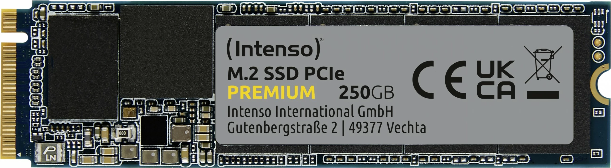SSD M.2 PCIe Premium Intenso, 250 GB, 2100 MB/s SSD M.2 PCIe Premium Intenso, 250 GB, 2100 MB/s