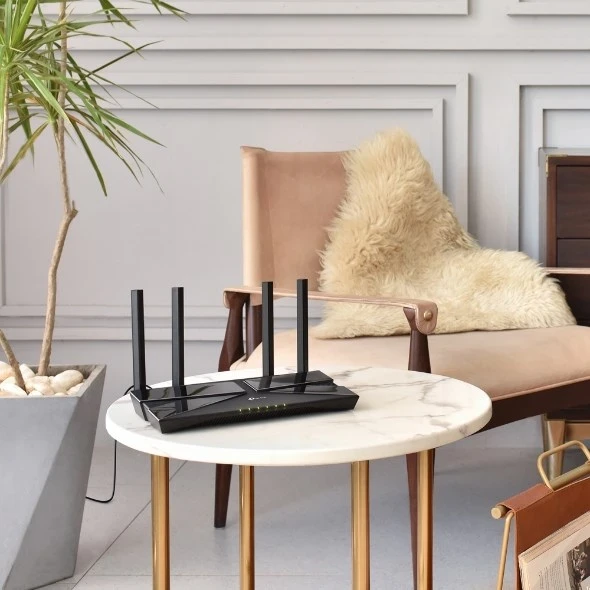 Brezžični usmerjevalnik Archer AX23 TP-Link, dvopasovni 2,4 GHz / 5 GHz, črn