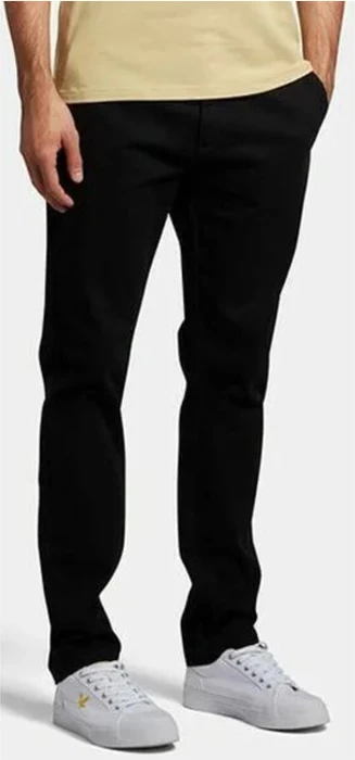 Hlače Lyle & Scott za moške, črne