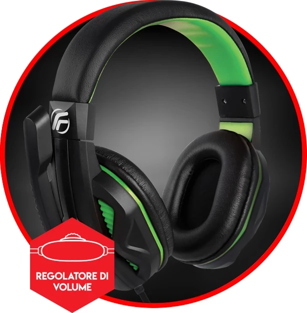 Gaming slušalke Fenner PC13, rdeče