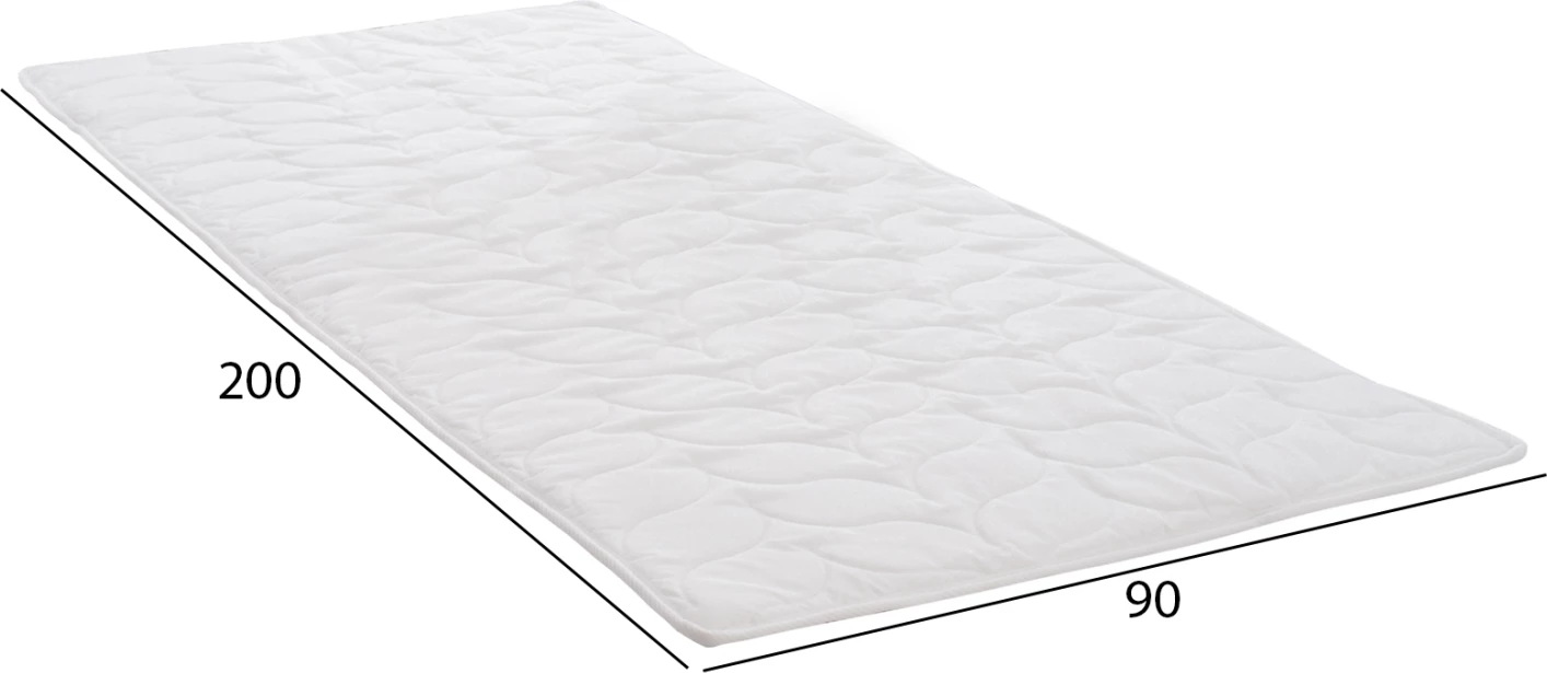 FH650.02 topper, 90x200, bel