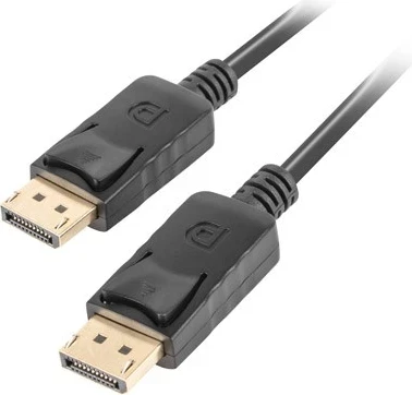 DisplayPort kabel 1,8 m, črn Lanberg CA-DPDP-10CC-0018-BK