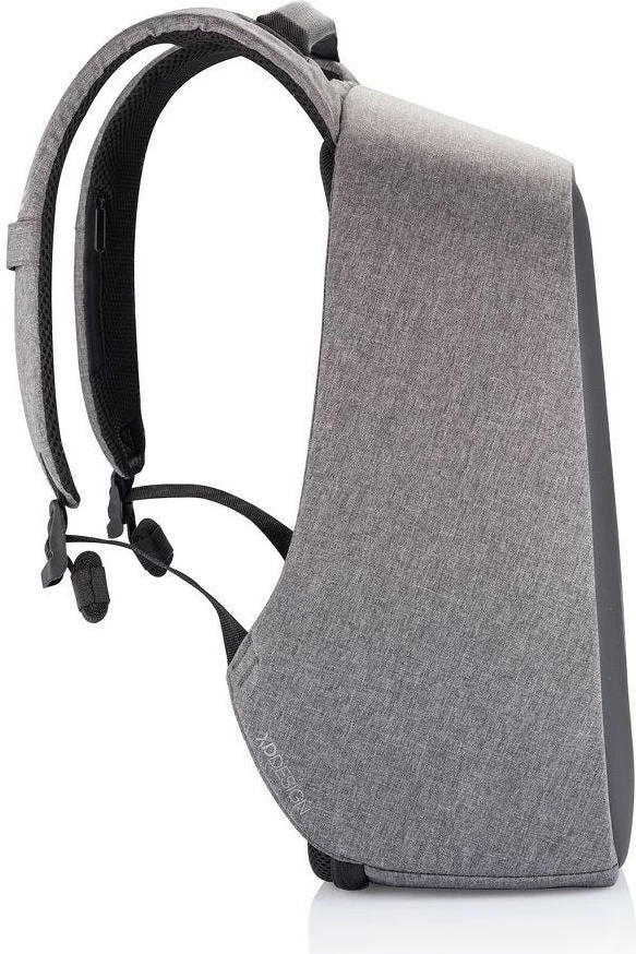 Protivlomni nahrbtnik Bobby Hero Small P705.702, XD Design, 13,3-palčni, 10,5 L, USB, RPET, siv