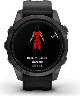 Pametna ura EPIX PRO Gen 2, 42 mm, titan, 32 GB, siva - Garmin
