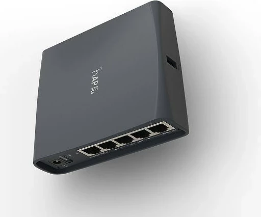 Router hAP ac lite tower, PoE, črn - MikroTik Router hAP ac lite tower, PoE, črn - MikroTik