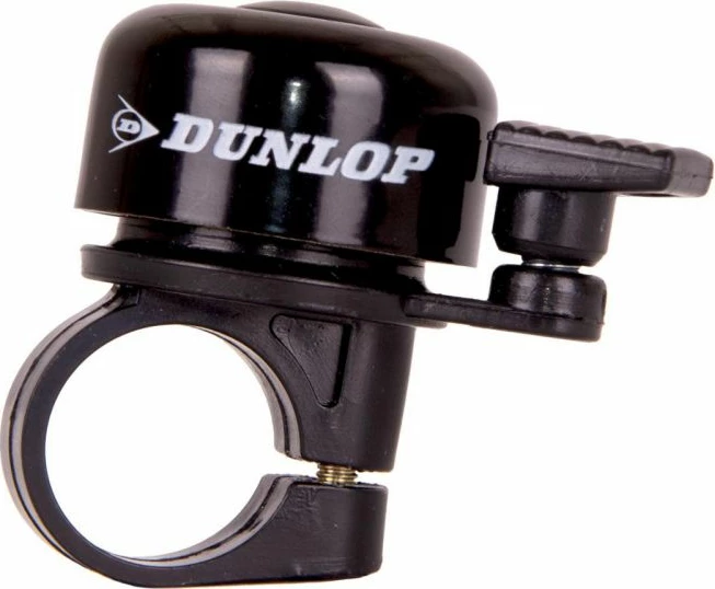 Zvonček za kolo Dunlop, črn