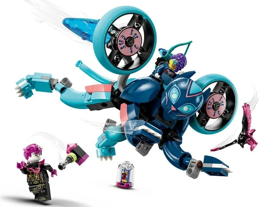 Komplet LEGO DREAMZzz mačja motorna kolesa Zoey 71479, 226 kosov, za otroke, plastika