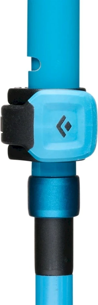 Pohodniška zložljiva palica Distance Carbon FLZ, Black Diamond, 125–140 cm, črna