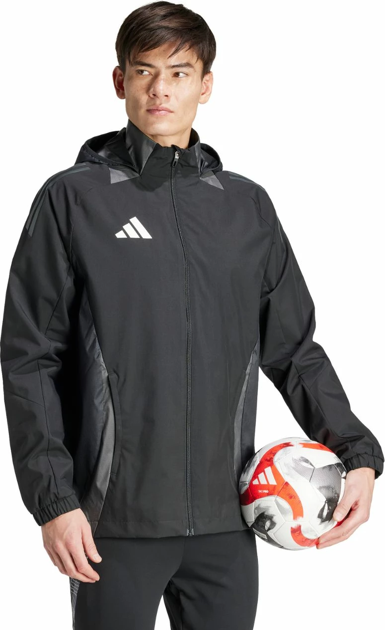 Dežna jakna za moške adidas, črna