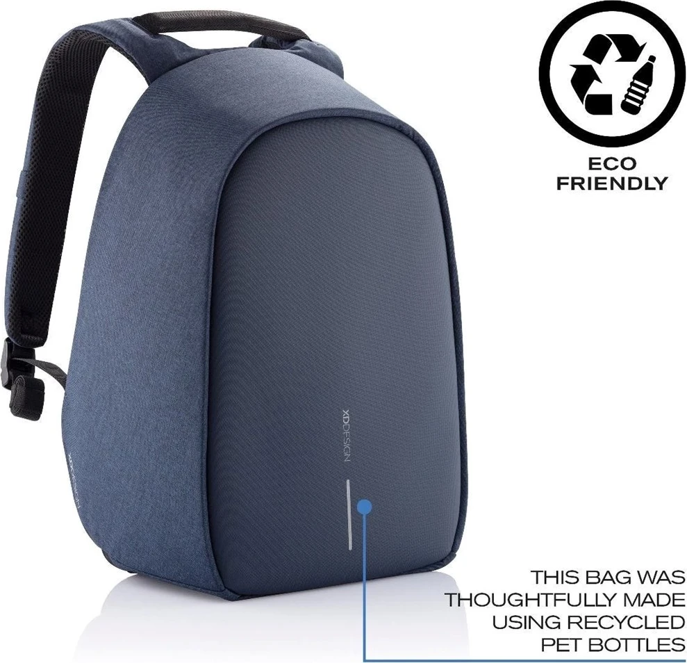 Prostorna protivlomna nahrbtnik za prenosnik XD Design, modra