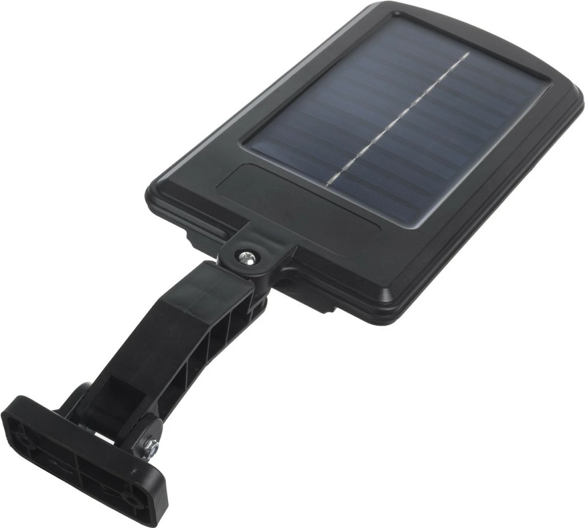 LED solarna ulična svetilka z gibljivostnim senzorjem in daljinskim upravljalnikom, Maclean MCE446, 400 lm, IP54, črna