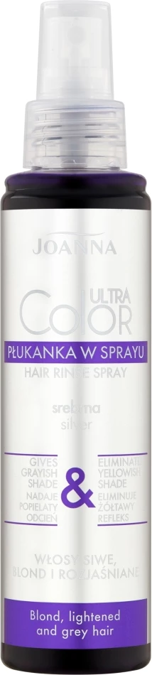 Izpiralo za lase Joanna Ultra Color System, za ženske, Ash Tone Silver, 150 ml