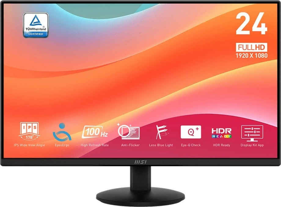 23,8" zaslon Full HD, 100 Hz, črn - Monitor MSI PRO MP242L