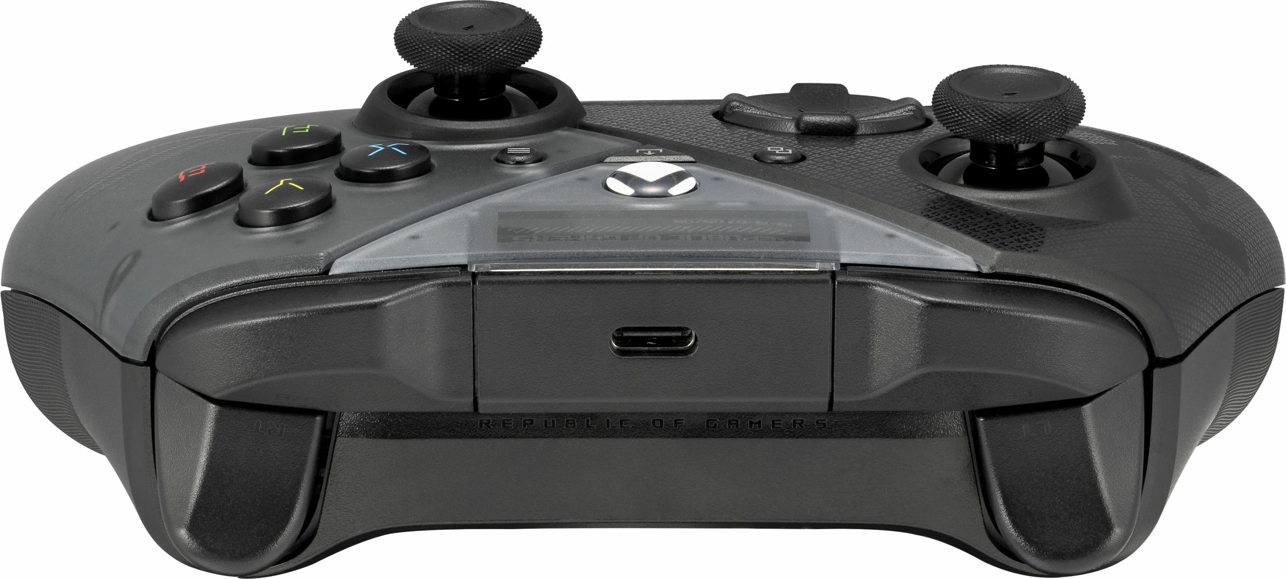 Igralni plošček ROG Raikiri ASUS, PC/Xbox, z žico, večbarvna osvetlitev, črn