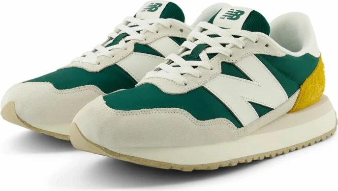 Superge New Balance serija 237, bele, zelene, rumene