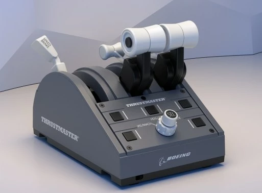 Joystick za simulacijo letenja Thrustmaster TCA Quadrant Boeing Edition, za PC/Xbox, črn