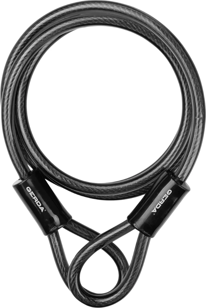 Varnostni kabel za kolo Gerda, črn