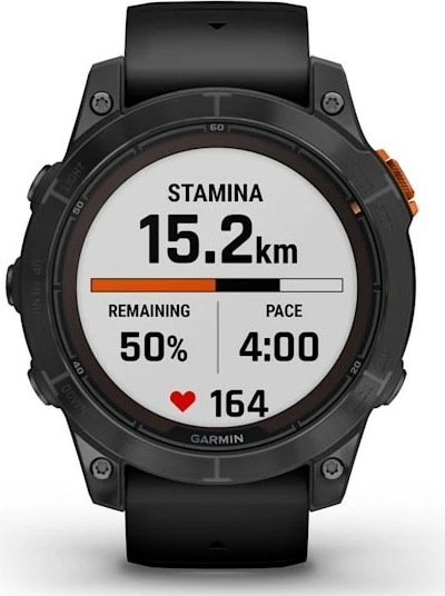 Napredna pametna ura z sončnim polnjenjem Garmin Fenix 7 Pro Solar 47 mm črno/siva