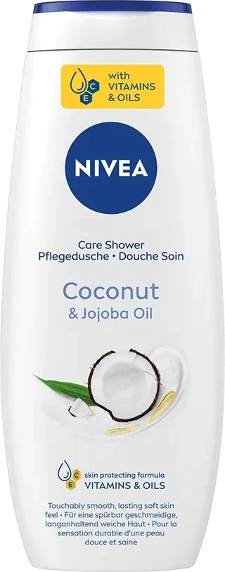 Gel za prhanje Coconut & Jojoba Oil, Nivea, 500 ml