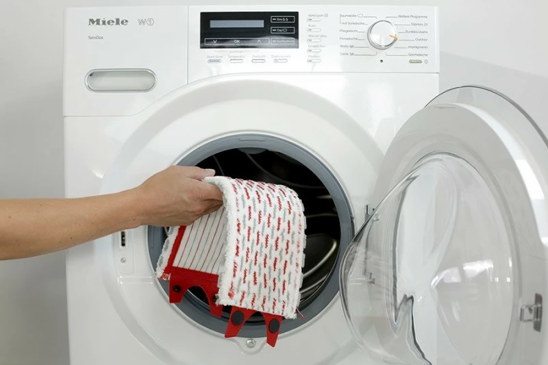 Vložek za mop Vileda UltraMax XL, 42 x 14 cm, siva/rdeča/bela