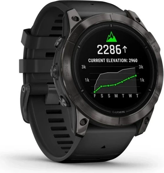 Pametna ura EPIX PRO g2, Garmin, 51 mm, titan, 32 GB, siva