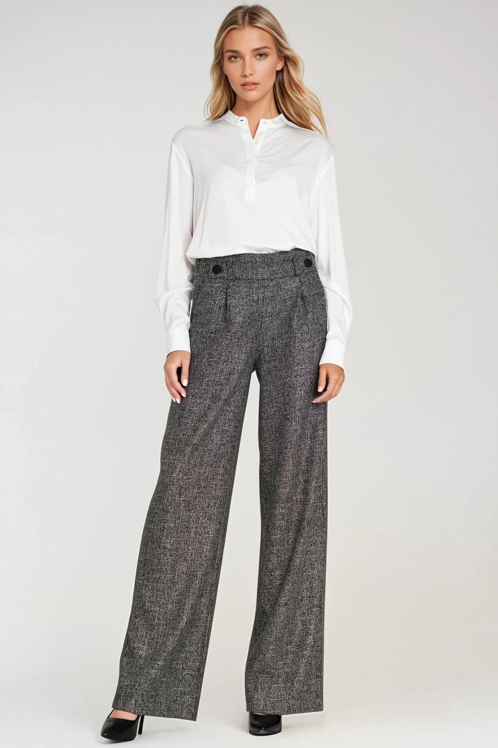 Moderni oversize pulover Nife 217584, bež